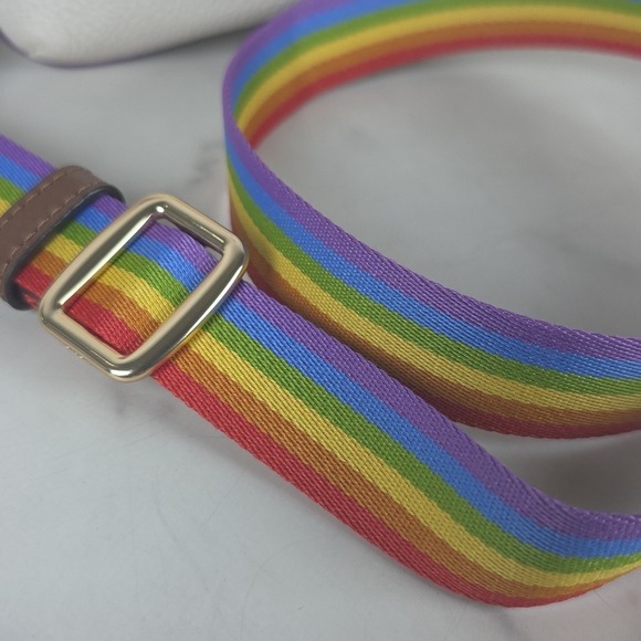 COACH‎ BAG #2505 RAINBOW XBODY SHOULDER HORSE CARRIAGE LEATHER JES SLIM NWT - Picture 7 of 15